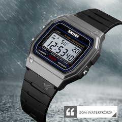 Sporty LED Waterproof Watch Silicone Band