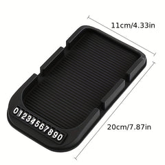 Car Mobile Phone Bracket with Navigation Frame Non-slip Mat