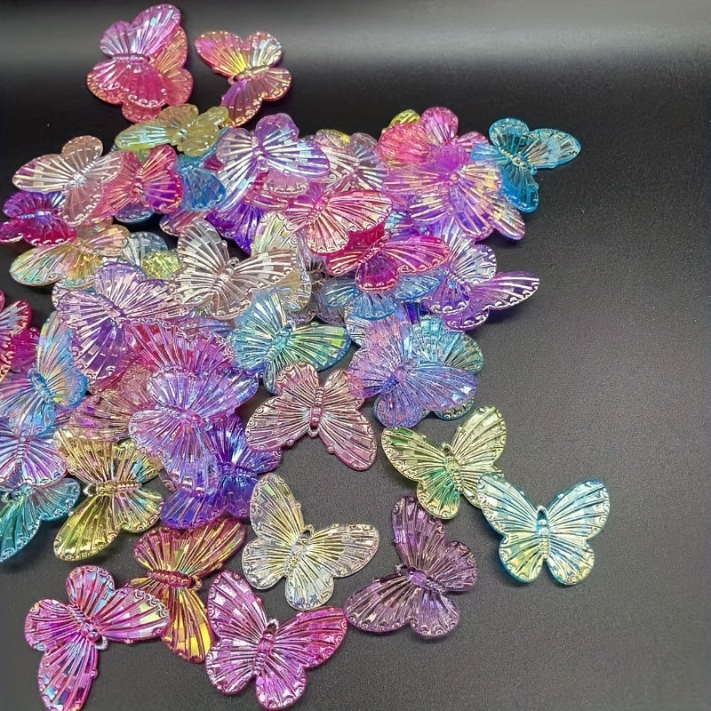 30pcs Butterfly DIY Bead Necklace Bracelet Making Set Girls Toys