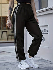 Casual Elastic Waist Sweatpants Joggers Pants Women's Clothing