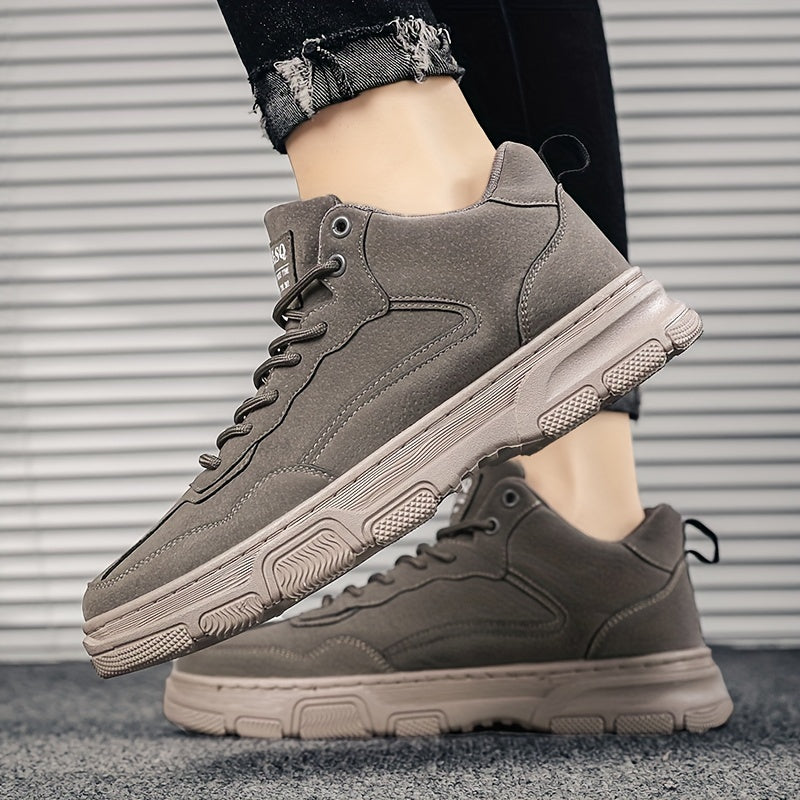 Men's Lace up Sneakers Comfortable Walking Shoes