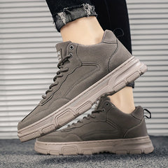 Men's Lace up Sneakers Comfortable Walking Shoes