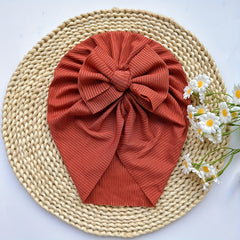 Baby Spring Summer Thin Headband Soft Bow Hat - Infants Newborns