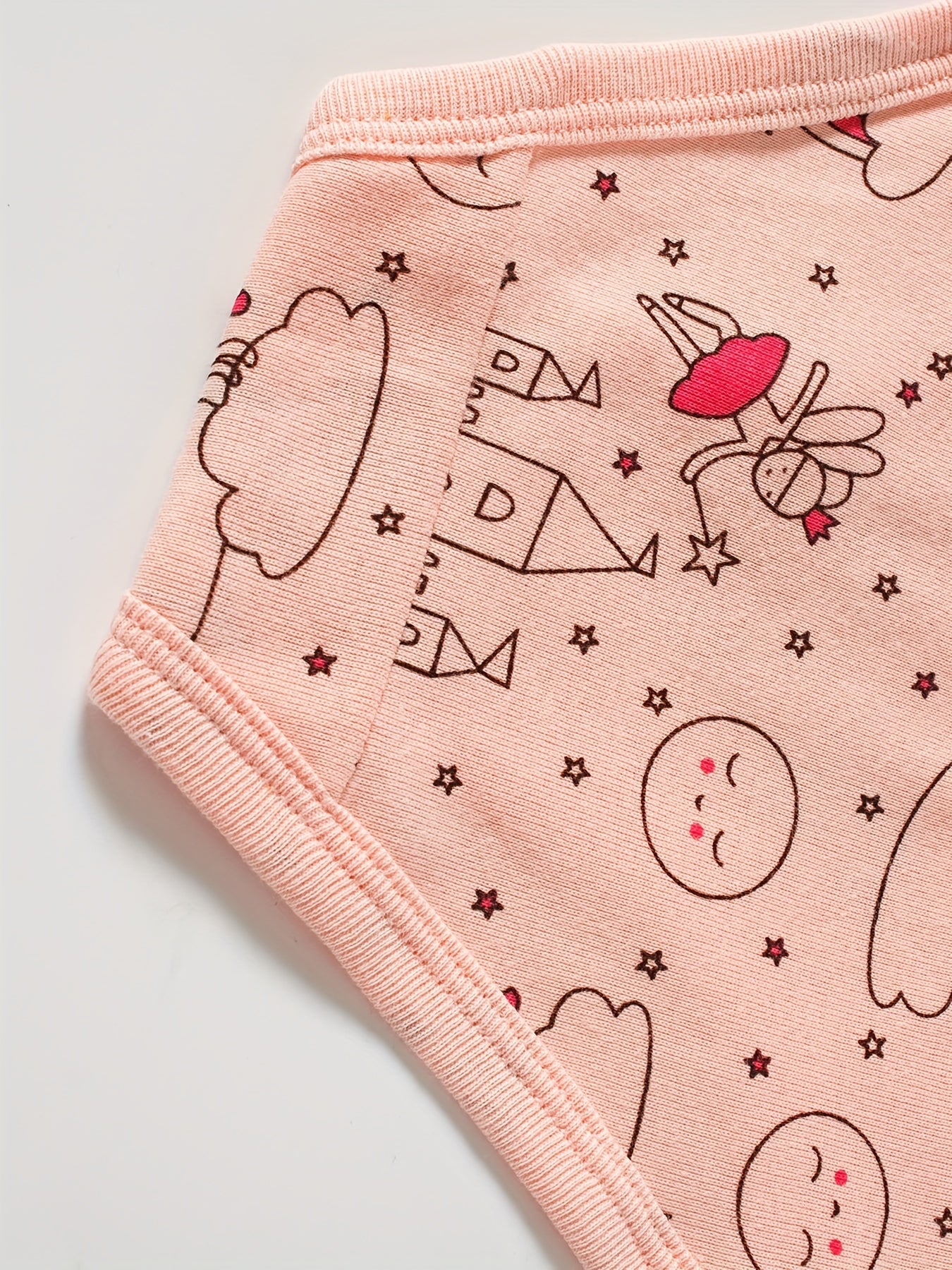 Girls Cartoon Animals Shortie Brief Cotton Underwear 6pcs Set