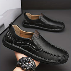 Men's Comfy Non-slip Moc Toe Loafers