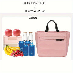 Portable Insulated Lunch Box Bag for Outdoor Picnic