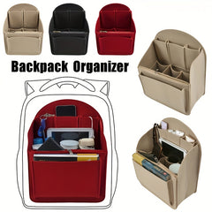 Large Capacity Cosmetic Bag Travel Organizer Felt Makeup Organizer