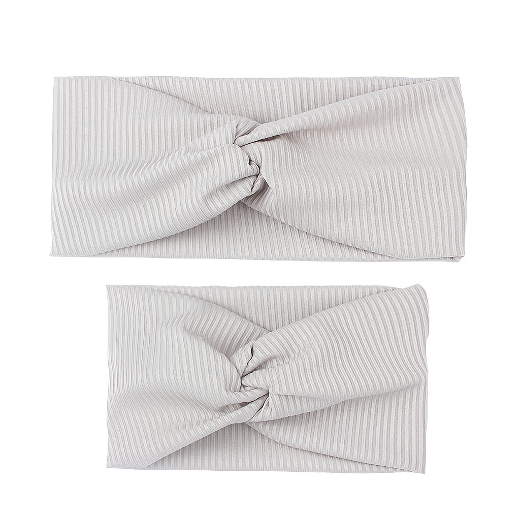 2pcs Knit Hairbands Baby Mother Comfort Hair Band Hair Accessories