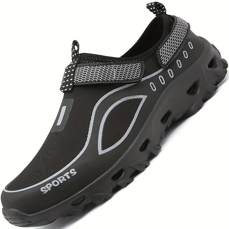 Men's Chunky Water Shoes w/ Hook & Loop Casual Outdoor Walking Shoes