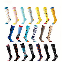 Compression Calf Socks Breathable Knee High Socks for Women
