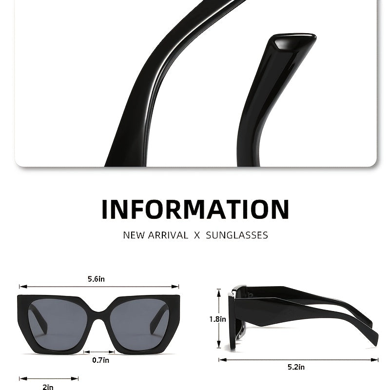 Vintage 90s Rectangle Sunglasses Women Narrow Square Frame