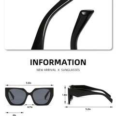 Vintage 90s Rectangle Sunglasses Women Narrow Square Frame