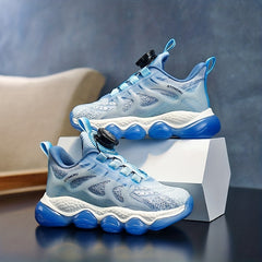 Luminous Gradient Kids Sneakers Breathable Mesh Non Slip