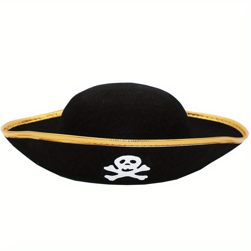 Pirate Captain Hat Cosplay Stage Hat Performance Props Halloween Masquerade