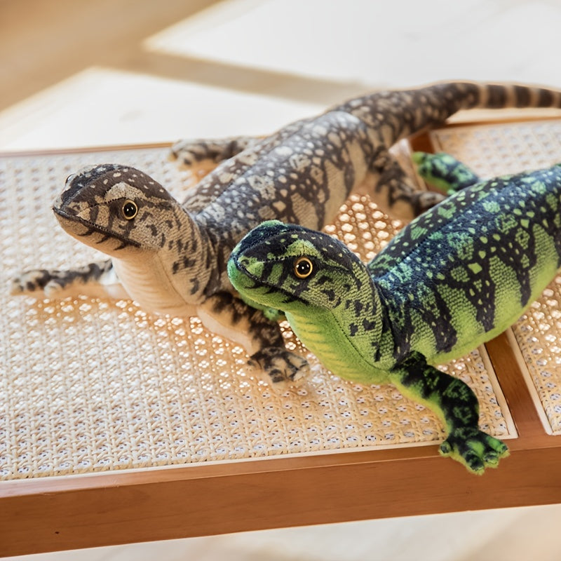 5in Lizard Plush Toy Realistic Reptile Chameleon Doll Home Decor Gift