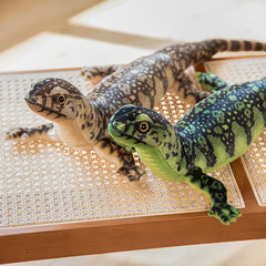 5in Lizard Plush Toy Realistic Reptile Chameleon Doll Home Decor Gift