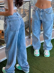 Women's Wide Leg Daily Street Jeans