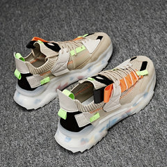 Men's Shock Absorbing Athletic Sneakers Lace Up Shoes