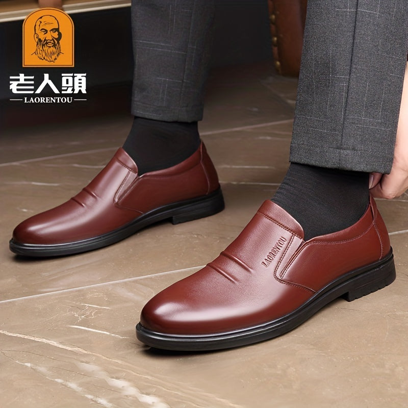 Men's Pointed Toe Oxford Shoes Non Slip Formal Shoes for Wedding Business