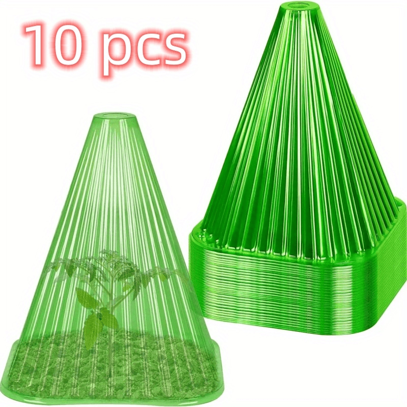 10pcs Reusable Plant Bell Jars Protect Plants Birds Frost Snails