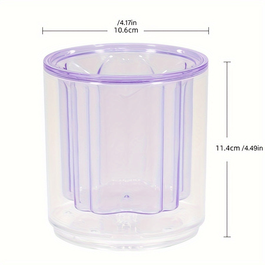Rotating Clear Pen Storage Organizer