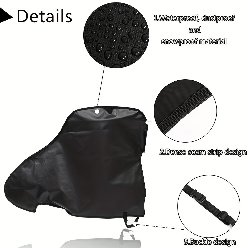 Caravan Trailer Coupler Cover with Buckle Strap