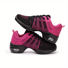 Women's Lightweight Flying Woven Running Shoes Arch Support Air Cushion