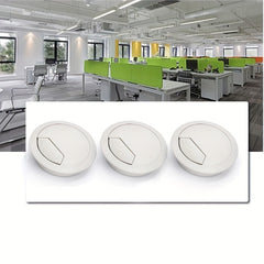4pcs Table Cable Organizer Desk Cable Grommet Wire Hole Cover Line Outlet Port