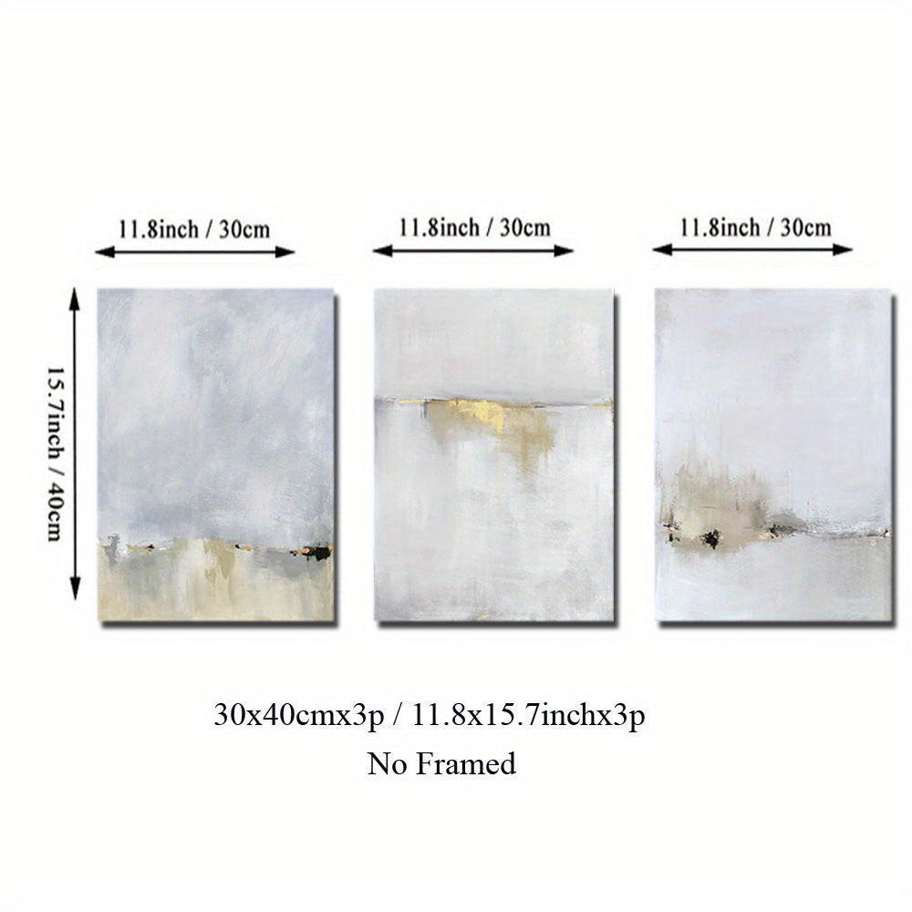 3pcs Sky Canvas Art Poster Ideal Gift Bedroom