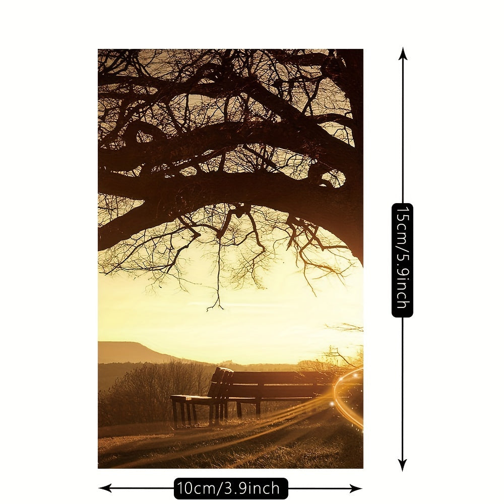 50pcs Mountain Scene Postcard Set Natural Beauty Landscape