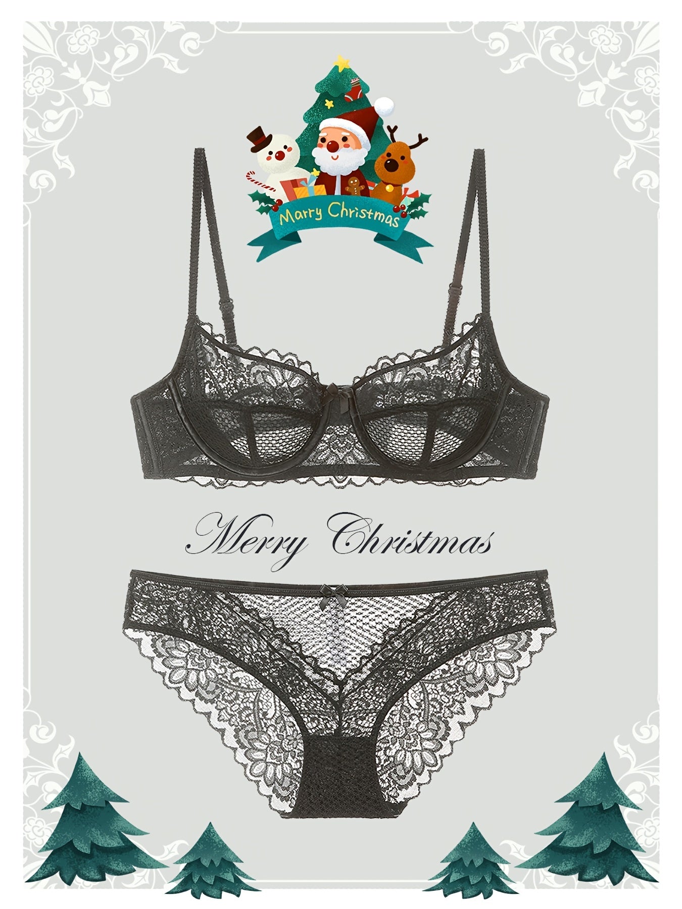 Sexy Lace Lingerie Set for Women