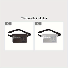 Waterproof Pouch Bag With Adjustable Waist Strap for Water Activities