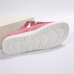 Women's Colorful Bull Print Low Top Walking Shoes Lightweight