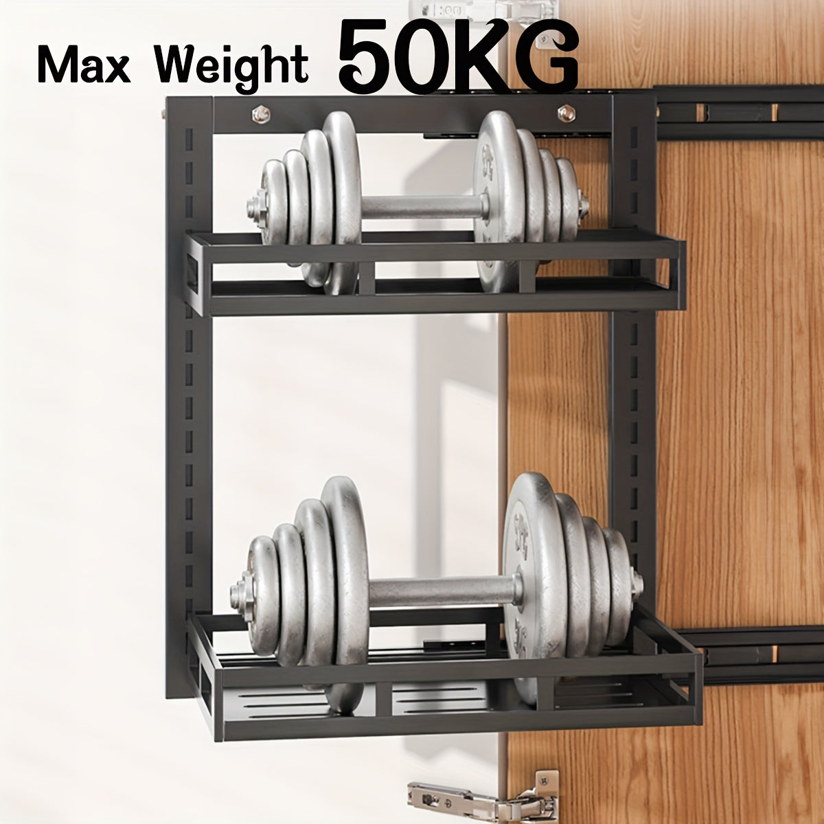 Cabinet Pull-Out Storage Rack for Kitchen and Bathroom Organization