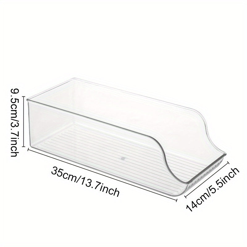 Refrigerator Organizer Bins Can Filling Sorting Double Layer Storage Rack