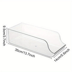 Refrigerator Organizer Bins Can Filling Sorting Double Layer Storage Rack