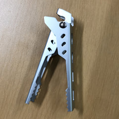 Outdoor Aluminum Alloy Tong for Camping Picnic and BBQ