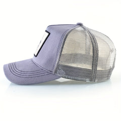 Raccoon Embroidery Baseball Cap Outdoor Sports Sun Hat Breathable Hip Hop Cap