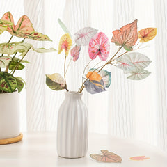 30pcs Simulation Leaf Pet Sticker Pack - Journal Plant Decoration Sticker