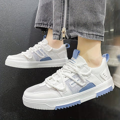 Men's Lace-up Patchwork Sneakers
