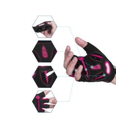 Moreok Liquid Gel Pad Cycling Gloves for Men Women - Comfortable and Breathable