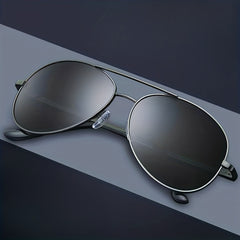 1pc Men's Outdoor Dual-Use Polarized Sunglasses Night Vision Sun Protection