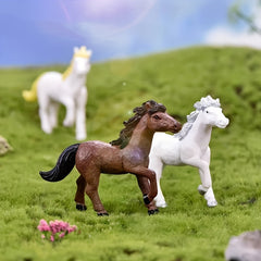 Handcrafted Horse Statue for Landscaping and Bonsai Decor