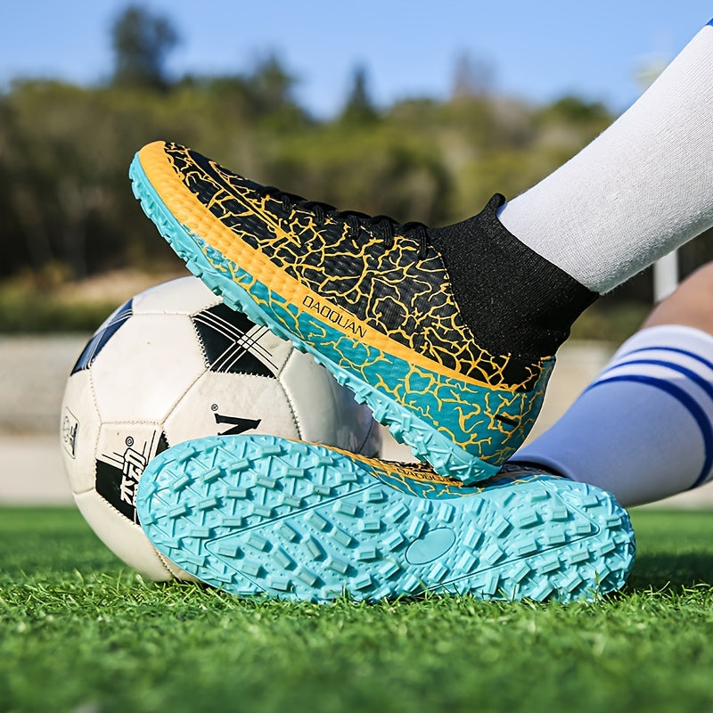 Men's Turf Football Boots Anti skid Breathable TF Soccer Cleats
