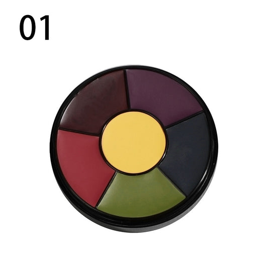 6 Colors Injury Effect Makeup Face Paint Palette Body Paint