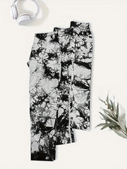 Tie Dye High Waist Yoga Leggings for Women