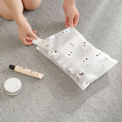 Zippered Sealing Storage Bag PE Classification Clothing Packing Bag