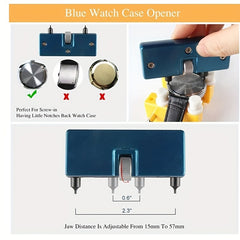 Adjustable Watch Replacement Tool Kit for Watch Back Remover Opener & Repair