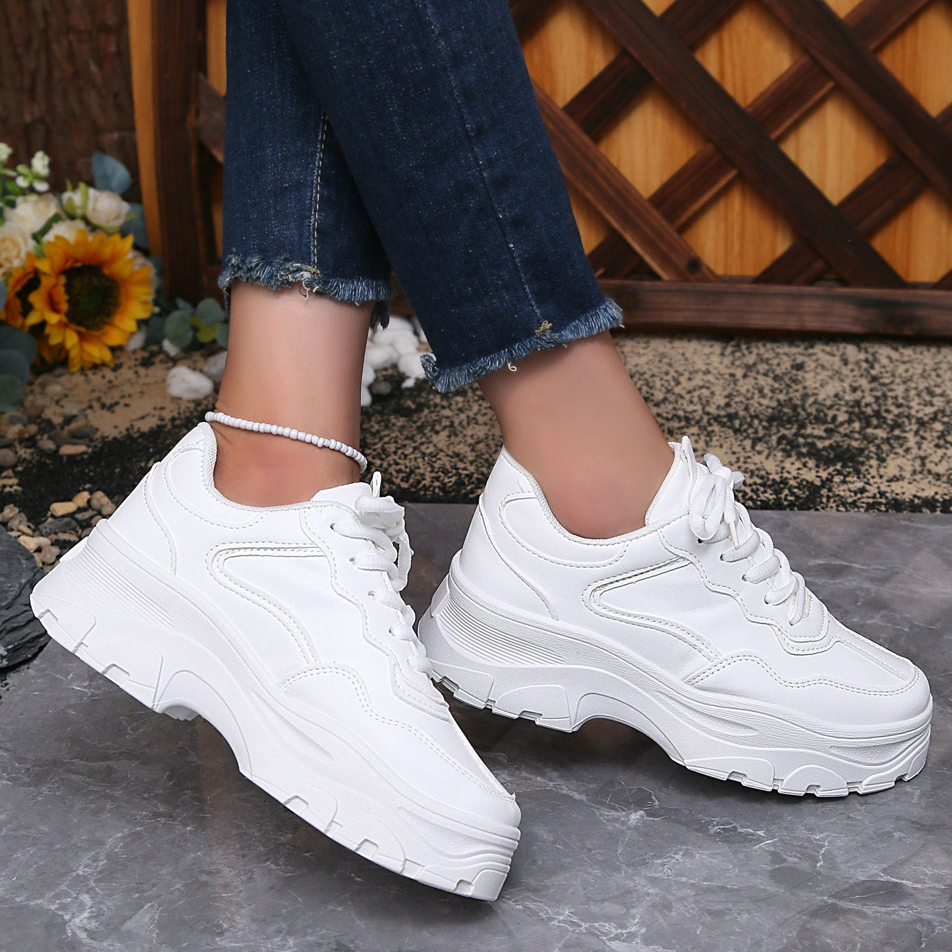 Women's Chunky Sneakers Non Slip Sport Shoes