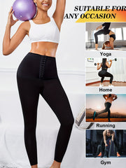 High Waist Yoga Workout Running Sweat Sauna Pants Women's Activewear